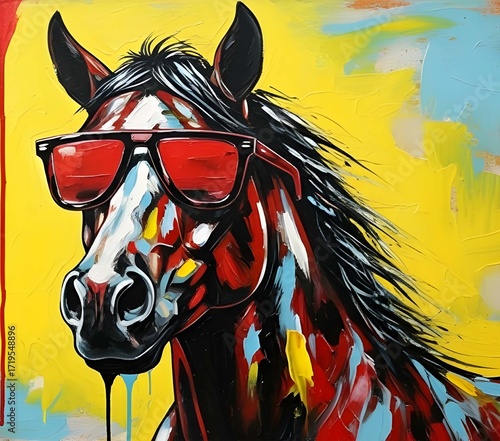 horse lover A Western-Style Illustration