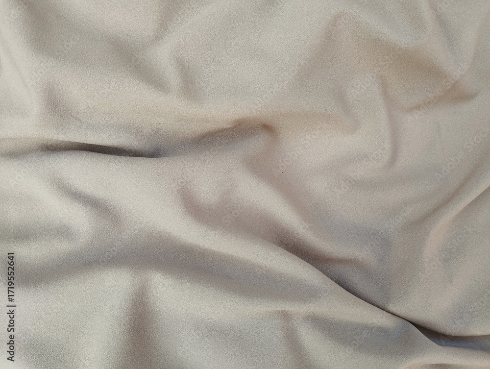 Fototapeta premium Brown silk satin texture background, Beautiful wavy soft folds on the surface of the fabric