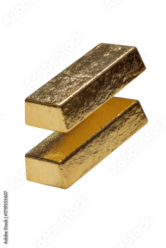 Wallpaper Mural Two stacked, rectangular metal bars, dark gray/brown exterior, light gold interior Torontodigital.ca