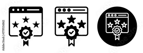 Page Quality Icon Collection Glyph & Mixed Style