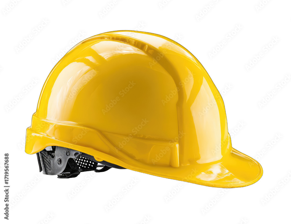 Fototapeta premium Bright yellow safety hard hat