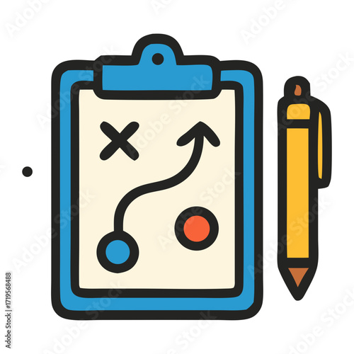  tactical approach Icon, Filled Line style icon vector illustration, Suitable for website, mobile app, print, presentation, infographic and any other project.