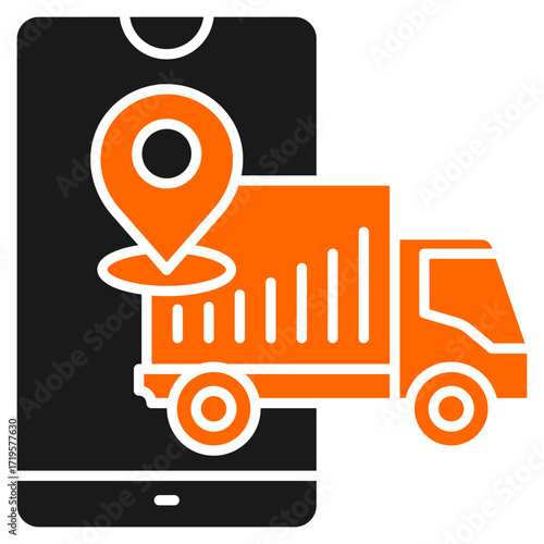 Truck Tracker Icon