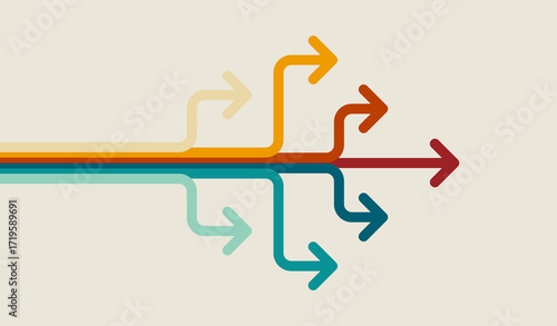 Abstract arrow direction. Business investment to success. financial data graph strategy. Technology background. High speed.