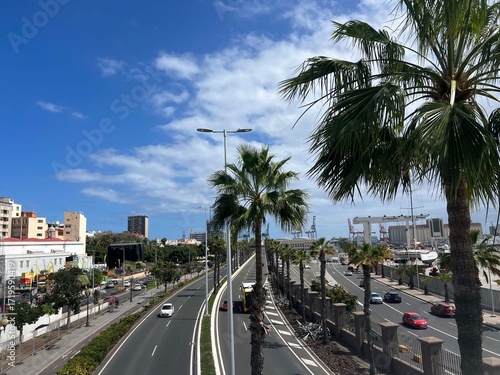 Traffic in Las Palmas de Gran Canaria
