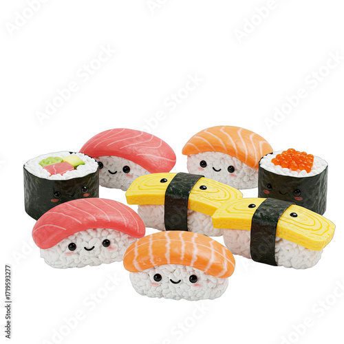 sushi with salmon