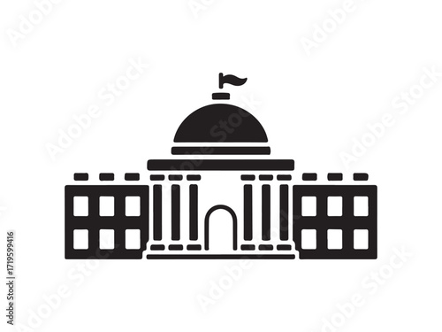 Urban Shopping Arcade,  Contemporary look for retail spaces,  Bulding vector silhouette Single collection, Vector Illustration E0S 