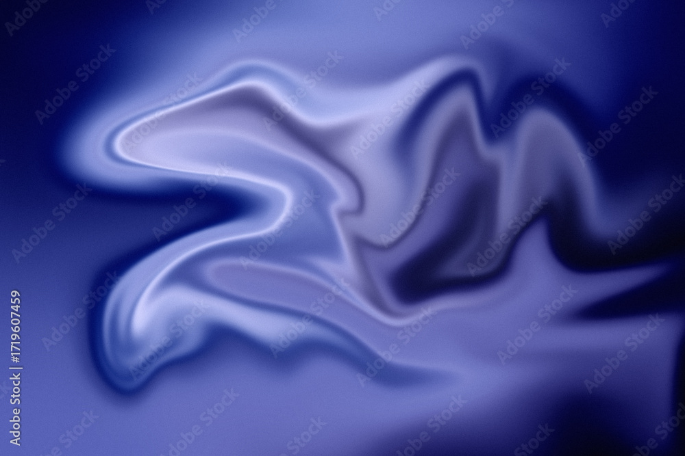 Obraz premium Abstract blue swirl with smooth gradients creates a dreamy and artistic effect