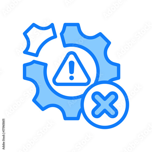 Damage blue icon 
