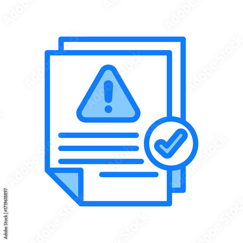 Report blue icon 