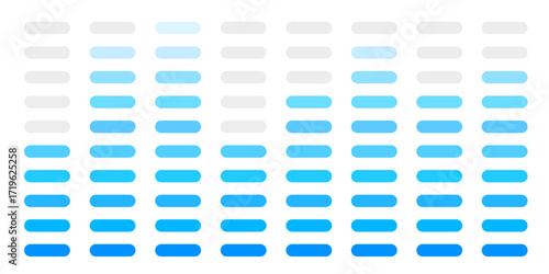 equalizer bar. Sound bar vector