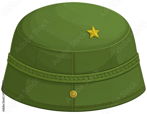 Military helmet, olive drab color