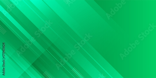 Abstract Green Diagonal Lines Background Modern Geometric Design