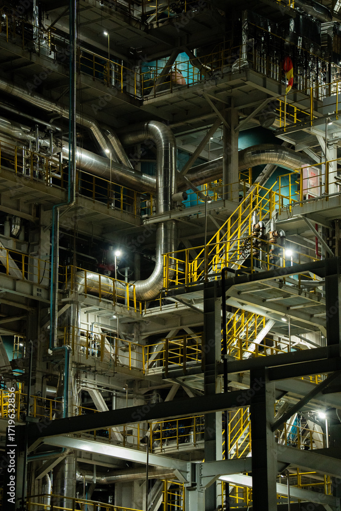 Obraz premium oil refinery plant