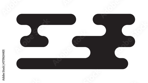 Black traditional Asian-style cloud