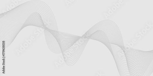 Abstract vector background with black wavy lines. EPS10