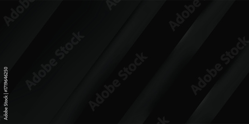 Black abstract background. Elegant dark diagonal shape elements background