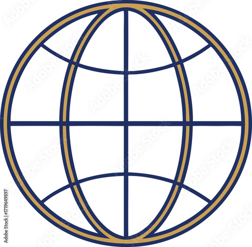world internet globe silhouette illustration, global network online art
