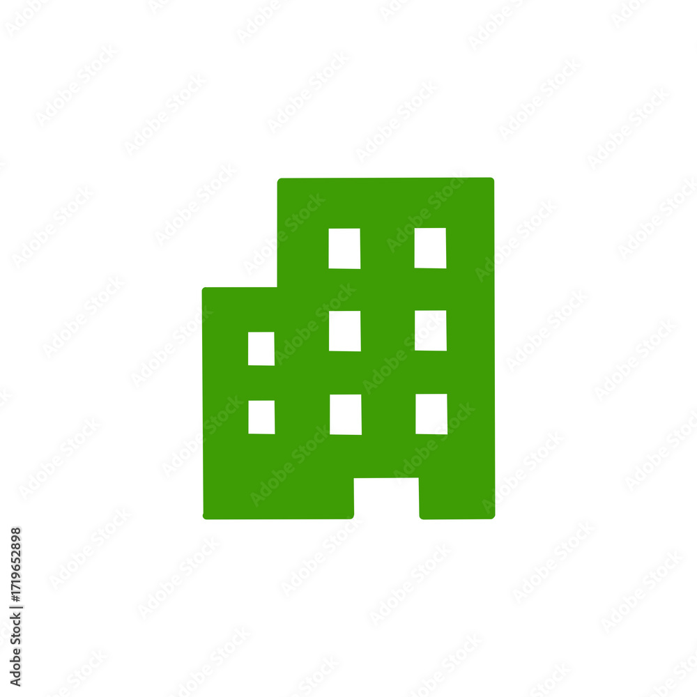 Obraz premium Office Building Icon / オフィスビルのアイコン（会社・都市・不動産） 