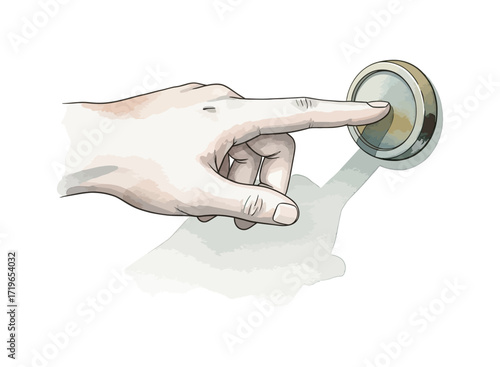 Hands Push Button