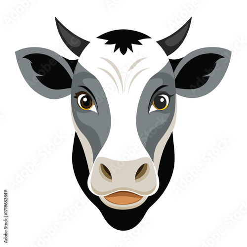 portrait of a cow