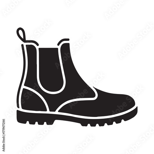 Chelsea boots stylish solid fashion icon