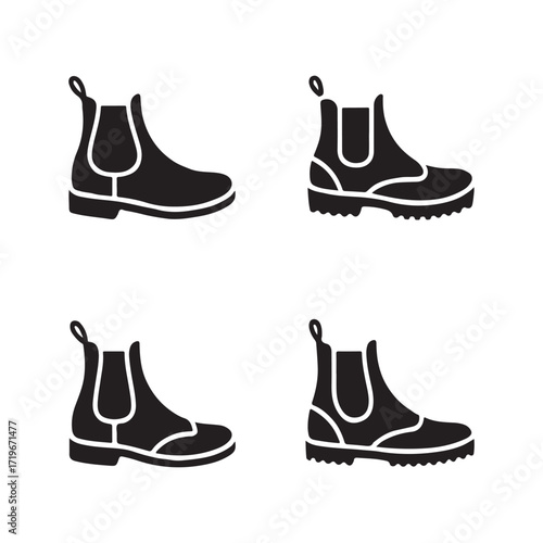 Chelsea boots trendy solid footwear icon
