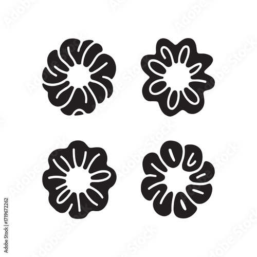 Scrunchie bold solid hair design