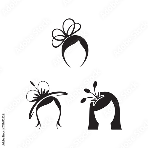 Fascinator decorative solid fashion headwear