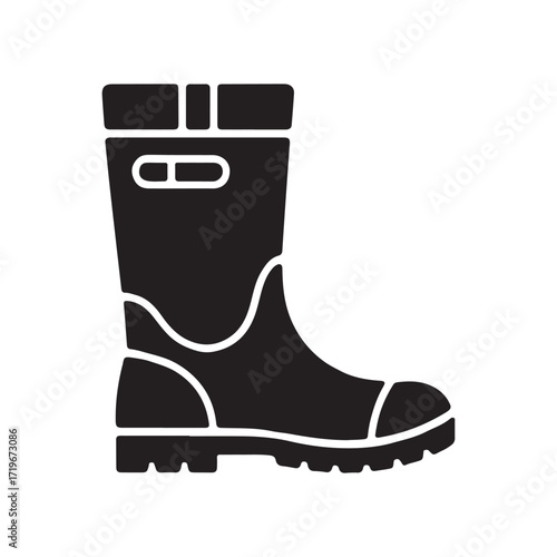 Rain boots trendy solid footwear