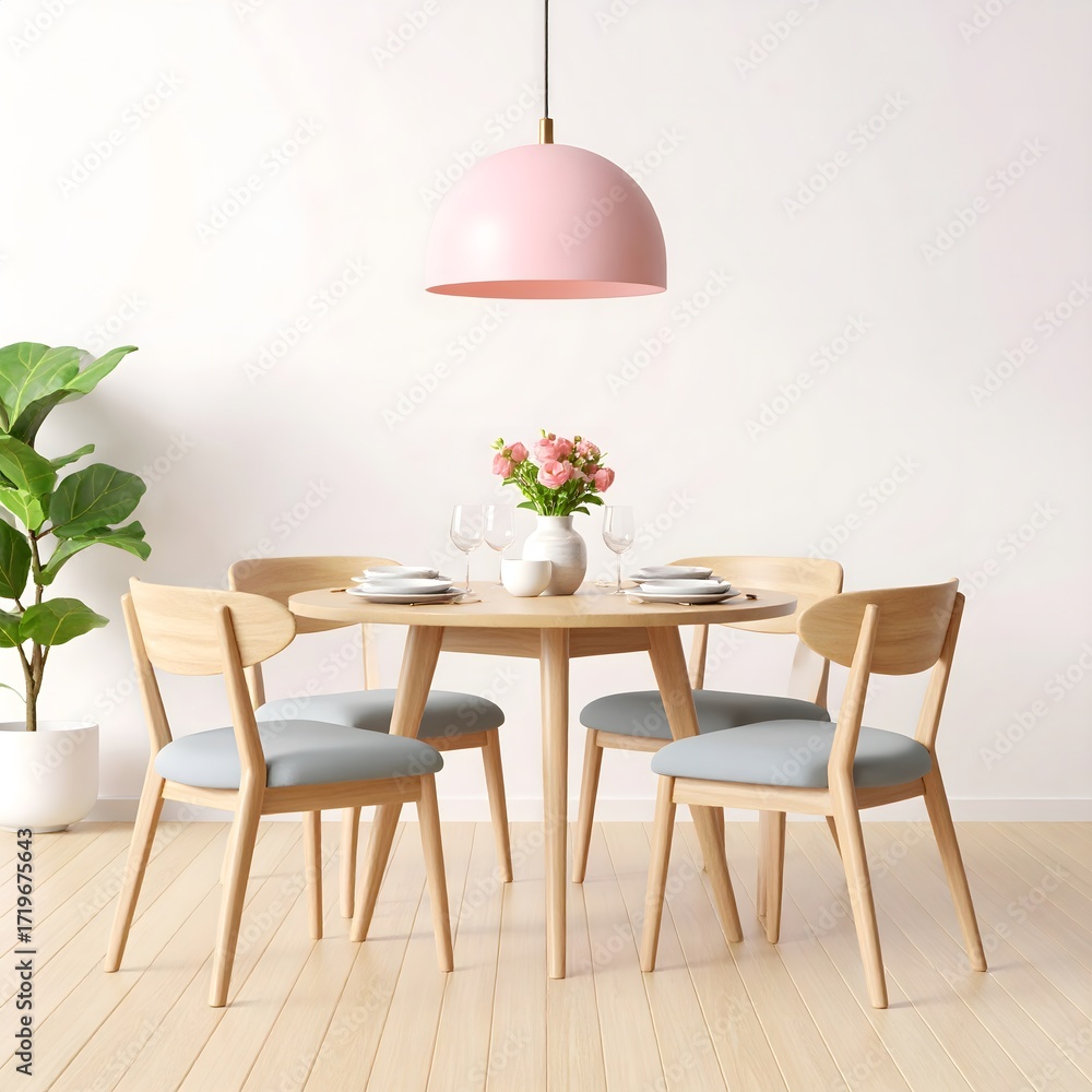 Fototapeta premium Modern Dining Room Interior