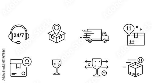 Fast Delivery and Supply Chain Glyphs