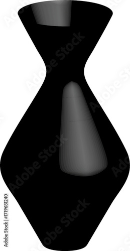 Black Tie Silhouette With Subtle Gray Shading Isolated On White Background necktie formal isolated on a transparent background