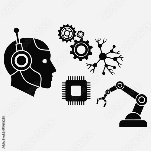 Artificial Intelligence and Robotics Symbols of Technological Advancement and Innovation