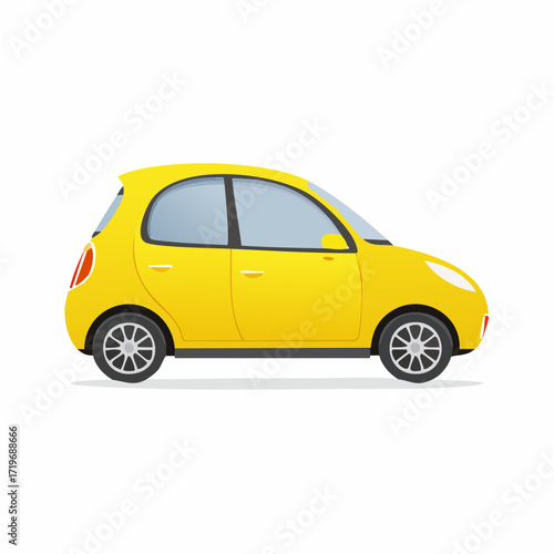 Gelbes Auto