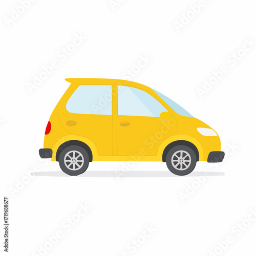 Gelbes Auto