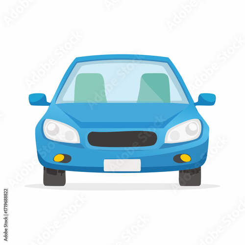 Blaues Auto