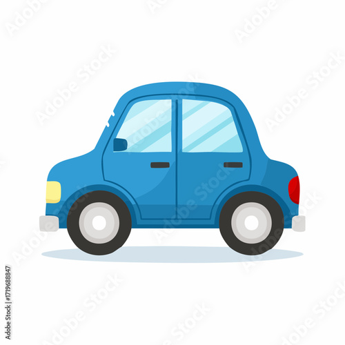 Blaues Auto