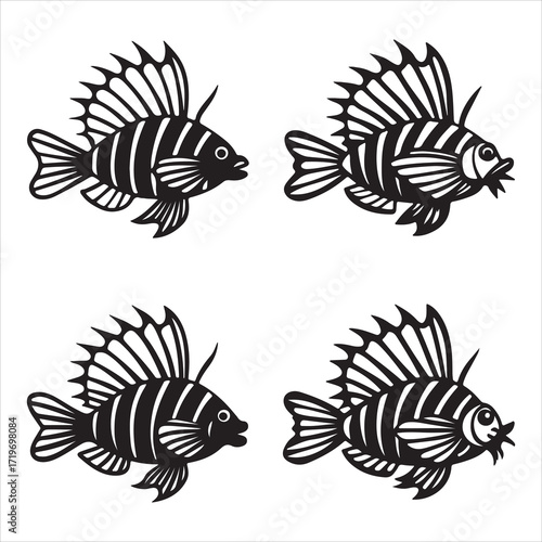 A Vibrant Schooling of Tetra Fish, a Serene Freshwater Aquatic Tropical Life with Iridescent Stripes and Sleek Fins, a Beautiful Underwater Ecosystem