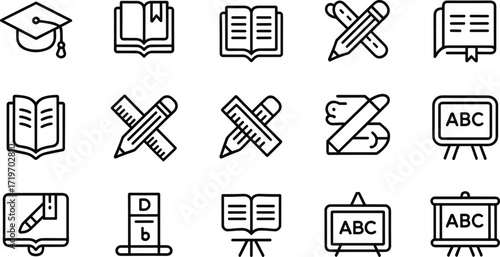 Education and Learning Icons