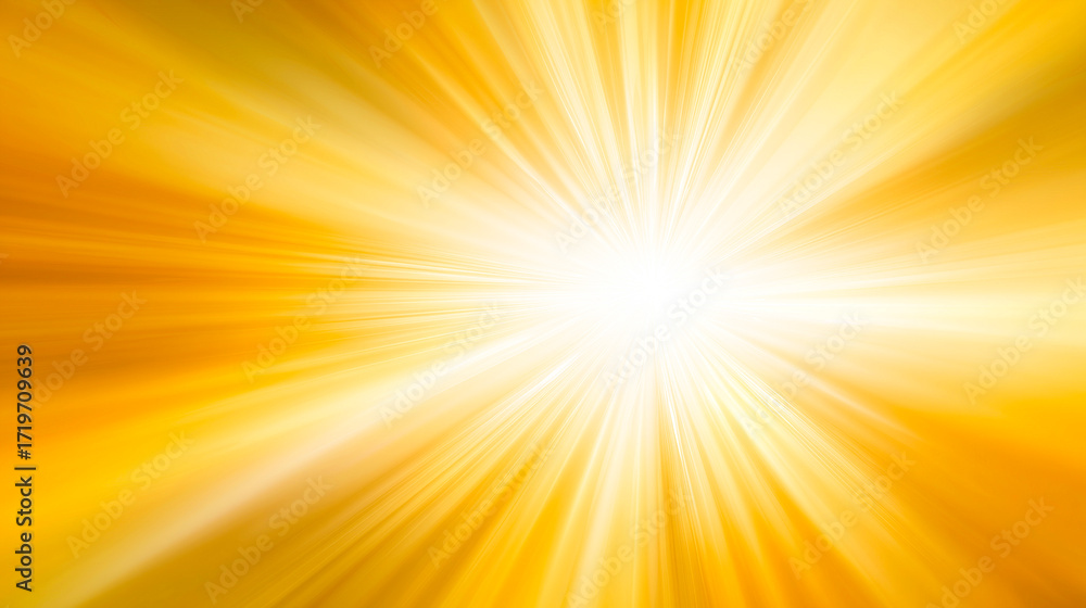 Fototapeta premium 金色の光が放射状に広がる背景（祝い・イベント・お正月）