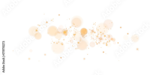 Shiny Gold Bokeh Christmas Light Background for Festive Holiday Events, New Year Party, Glamour and Celebration Design