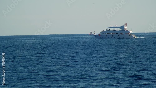 Original name(s): Ship vessel yacht sails in the Red Sea.