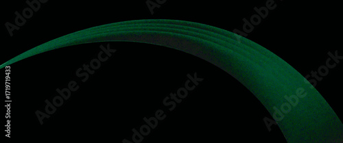 Green drapery silk fabric luxury background. Wavy abstract satin cloth vector texture pattern. Smooth shiny drape material curtain. Elegant velvet curve motion image realistic horizontal design.