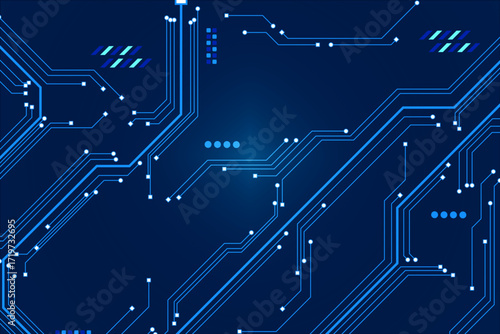 Abstract PCB Circuit Board Background