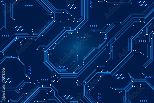 Abstract PCB Circuit Board Background