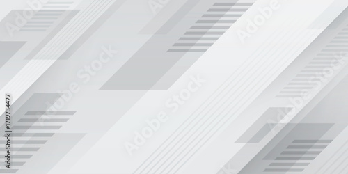 modern diagonal dynamic geometric shape on gray background