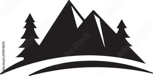 Abstract geometric shapes with vibrant color palette