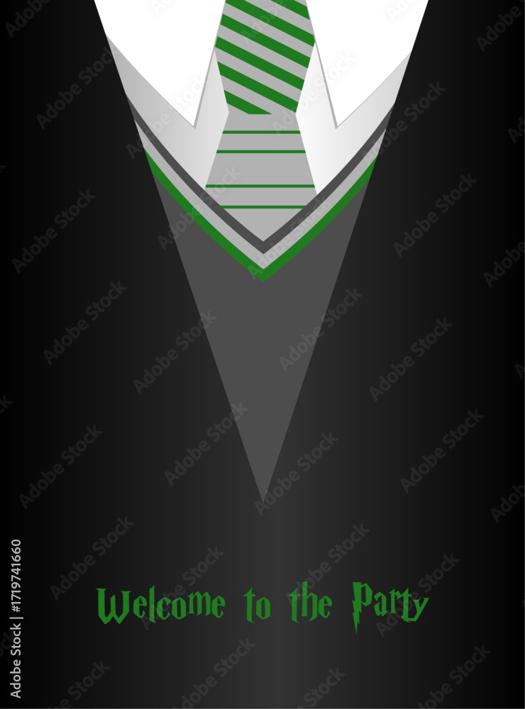 Fototapeta premium Wizard Party Invitation - Magic Party - Halloween