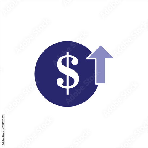 high price icons. simple colored vector